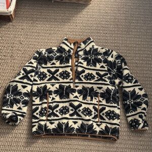 Carhartt Black and Cream Quarter Zip